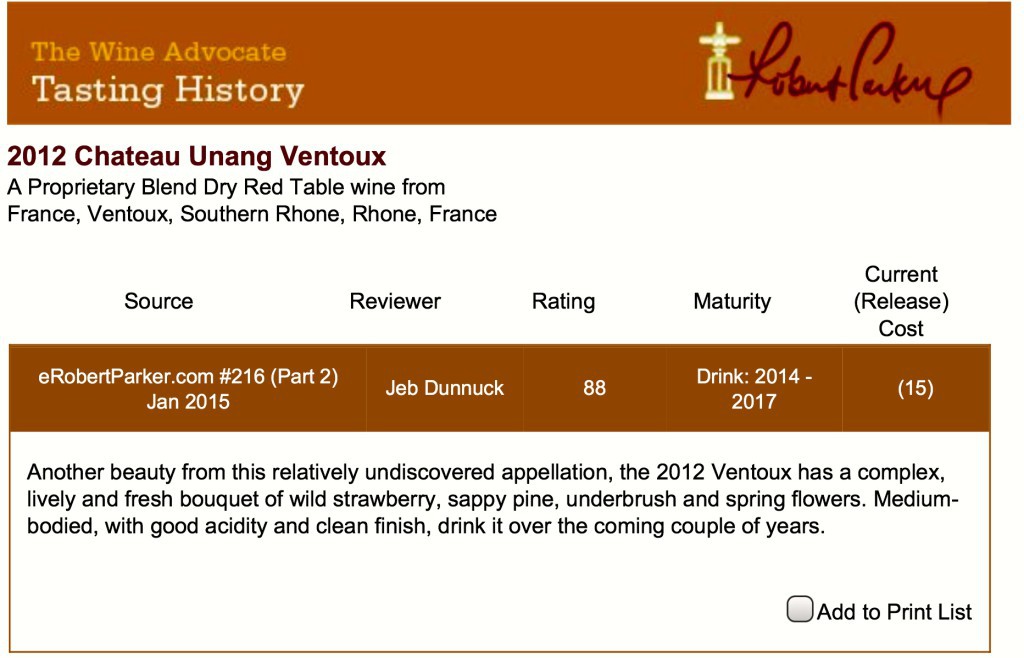 Jeb Dunnuck Wine Advocate