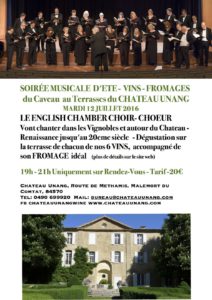 Soiree musicale d'été